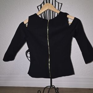 Eliza J Elegant Black Top